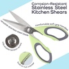 image:imageUltimate Value Scissor Set for Kitchen and Craft Set 1 Set 5 ScissorsBay Leaf Green