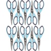 image:imageUltimate Value Scissor Set for Kitchen and Craft Set 1 Set 5 ScissorsPeppercorn Blue