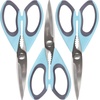 image:imageUltimate Value Scissor Set for Kitchen and Craft Set 1 Set 5 ScissorsPeppercorn Blue