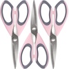 image:imageUltimate Value Scissor Set for Kitchen and Craft Set 1 Set 5 ScissorsPink Salt