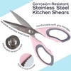 image:imageUltimate Value Scissor Set for Kitchen and Craft Set 1 Set 5 ScissorsPink Salt