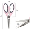 image:imageUltimate Value Scissor Set for Kitchen and Craft Set 1 Set 5 ScissorsPink Salt