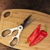 image:imageUltimate Value Scissor Set for Kitchen and Craft Set 1 Set 5 ScissorsWhite  Black