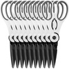 image:imageUltimate Value Scissor Set for Kitchen and Craft Set 1 Set 5 ScissorsWhite  Black