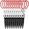 image:imageUltimate Value Scissor Set for Kitchen and Craft Set 1 Set 5 ScissorsWhite  Red