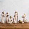 image:imageWillow Tree 6 Piece Sculpted HandPainted Nativity Starter Set  Designed by Artist Susan Lordi Build the Nativity Scene a Timeless Holiday Tradition to Display on Mantel or TabletopStarter Wisemen