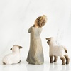 image:imageWillow Tree 6 Piece Sculpted HandPainted Nativity Starter Set  Designed by Artist Susan Lordi Build the Nativity Scene a Timeless Holiday Tradition to Display on Mantel or TabletopShepherdess