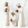 image:imageWillow Tree 6 Piece Sculpted HandPainted Nativity Starter Set  Designed by Artist Susan Lordi Build the Nativity Scene a Timeless Holiday Tradition to Display on Mantel or TabletopWisemen Set