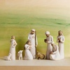 image:imageWillow Tree 6 Piece Sculpted HandPainted Nativity Starter Set  Designed by Artist Susan Lordi Build the Nativity Scene a Timeless Holiday Tradition to Display on Mantel or TabletopStarter Wisemen