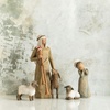 image:imageWillow Tree 6 Piece Sculpted HandPainted Nativity Starter Set  Designed by Artist Susan Lordi Build the Nativity Scene a Timeless Holiday Tradition to Display on Mantel or TabletopShepherdess