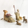 image:imageWillow Tree 6 Piece Sculpted HandPainted Nativity Starter Set  Designed by Artist Susan Lordi Build the Nativity Scene a Timeless Holiday Tradition to Display on Mantel or TabletopStable Animals