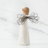 image:imageWillow Tree Angel of Healing Sculpted HandPainted Figure  Angel Holding a BlueGray Bird Comfort and Healing Gift Cast from a Susan Lordi Original Carving Includes Enclosure Card