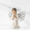 image:imageWillow Tree Angel of Prayer Sculpted HandPainted Figure  Kneeling Angel With Hands in Prayer Baptism and Communion Gift Cast from a Susan Lordi Original Carving