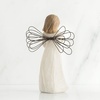 image:imageWillow Tree Angel of the Kitchen Figure HandPainted Shelf Decor  HandPainted Angel Figurine Celebrating Friendship Nature and Everyday Blessings Sculpted by Artist Susan LordiAngel of Harmony