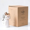 image:imageWillow Tree Angels Embrace Ornament Sculpted HandPainted Figure  Angel Holding Baby in Cream Onesie Wire Wings New Baby Gift Cast from a Susan Lordi Original Carving Ready to Hang