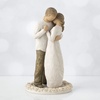 image:imageWillow Tree Anniversary Sculpted HandPainted Cake Topper  Cast from a Susan Lordi Original Carving Carved Flower Base LeadFree and FoodSafe Materials Sentiment on Enclosure CardTogether