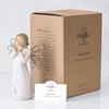 image:imageWillow Tree Bright Star Angel Sculpted HandPainted Figure  Symbol of Protection Guidance and Comfort Cast from a Susan Lordi Original Carving Keepsake with Enclosure CardYoure The Best Angel