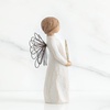image:imageWillow Tree Bright Star Angel Sculpted HandPainted Figure  Symbol of Protection Guidance and Comfort Cast from a Susan Lordi Original Carving Keepsake with Enclosure CardBright Star Angel