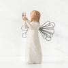 image:imageWillow Tree Bright Star Angel Sculpted HandPainted Figure  Symbol of Protection Guidance and Comfort Cast from a Susan Lordi Original Carving Keepsake with Enclosure CardAngel of Freedom