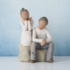 image:imageWillow Tree Brother and Sister Sculpted HandPainted Figure  Cast from a Susan Lordi Original Carving Celebrates Close Bonds Meaningful Relationships Thoughtful Keepsake Gift IdeaMy sister