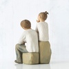 image:imageWillow Tree Brother and Sister Sculpted HandPainted Figure  Cast from a Susan Lordi Original Carving Celebrates Close Bonds Meaningful Relationships Thoughtful Keepsake Gift IdeaBrother and Sister