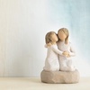 image:imageWillow Tree Brother and Sister Sculpted HandPainted Figure  Cast from a Susan Lordi Original Carving Celebrates Close Bonds Meaningful Relationships Thoughtful Keepsake Gift IdeaWe are Three