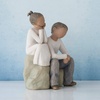 image:imageWillow Tree Brother and Sister Sculpted HandPainted Figure  Cast from a Susan Lordi Original Carving Celebrates Close Bonds Meaningful Relationships Thoughtful Keepsake Gift IdeaMy sister
