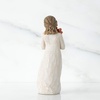 image:imageWillow Tree Grandmother Sculpted HandPainted Figure  Cast from a Susan Lordi Original Carving Gift Expressing Love and Caring Includes Enclosure Card Display on MantelRedorange Flowers