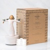 image:imageWillow Tree Happiness Musical Sculpted HandPainted Musical Figure  Plays a Melody Designed by Artist Susan Lordi Sentiment on Enclosure Card Ready to Display on Shelf or Table