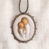 image:imageWillow Tree Heart of Gold MetalEdged Ornament Sculpted HandPainted Bas Relief  Sentimental Keepsake Gift for Loved Ones Cast from a Susan Lordi Original Carving Cast Resin Ready to HangEmbrace MetalEdged