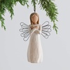 image:imageWillow Tree Heart of Gold MetalEdged Ornament Sculpted HandPainted Bas Relief  Sentimental Keepsake Gift for Loved Ones Cast from a Susan Lordi Original Carving Cast Resin Ready to HangHeart of Gold MetalEdged