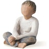 image:imageWillow Tree Imaginative Child Sculpted HandPainted FigureDarker Skin Tones  Hair Color