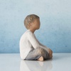 image:imageWillow Tree Imaginative Child Sculpted HandPainted FigureDarker Skin Tones  Hair Color