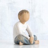 image:imageWillow Tree Imaginative Child Sculpted HandPainted FigureLighter Skin Tones  Hair Color