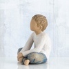 image:imageWillow Tree Imaginative Child Sculpted HandPainted FigureLighter Skin Tones  Hair Color