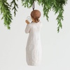 image:imageWillow Tree Just for You Ornament Sculpted HandPainted Figure  Celebrating Friendship and Sentiment Cast from a Susan Lordi Original Carving Cast Resin Keepsake Ready to HangLots of Love