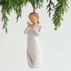 image:imageWillow Tree Just for You Ornament Sculpted HandPainted Figure  Celebrating Friendship and Sentiment Cast from a Susan Lordi Original Carving Cast Resin Keepsake Ready to HangLots of Love