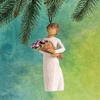 image:imageWillow Tree Just for You Ornament Sculpted HandPainted Figure  Celebrating Friendship and Sentiment Cast from a Susan Lordi Original Carving Cast Resin Keepsake Ready to HangSurrounded by Love