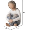 image:imageWillow Tree Kindness Girl Sculpted HandPainted Figure  Celebrates a Childs Spirit Family Grouping Keepsake Cast from a Susan Lordi Original Carving Includes Enclosure CardDarker Skin Tones  Hair Color