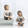 image:imageWillow Tree Kindness Girl Sculpted HandPainted Figure  Celebrates a Childs Spirit Family Grouping Keepsake Cast from a Susan Lordi Original Carving Includes Enclosure CardDarker Skin Tones  Hair Color