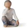 image:imageWillow Tree Kindness Girl Sculpted HandPainted Figure  Celebrates a Childs Spirit Family Grouping Keepsake Cast from a Susan Lordi Original Carving Includes Enclosure CardDarker Skin Tones  Hair Color