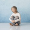 image:imageWillow Tree Kindness Girl Sculpted HandPainted Figure  Celebrates a Childs Spirit Family Grouping Keepsake Cast from a Susan Lordi Original Carving Includes Enclosure CardDarker Skin Tones  Hair Color