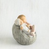 image:imageWillow Tree Our Gift Figure HandPainted Couple Newborn Shelf Decor  HandPainted Resin Figurine Sculpted by Artist Susan Lordi Celebrates Loving Family Relationships Family GroupingNew Dad