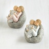 image:imageWillow Tree Our Gift Figure HandPainted Couple Newborn Shelf Decor  HandPainted Resin Figurine Sculpted by Artist Susan Lordi Celebrates Loving Family Relationships Family GroupingFather and Daughter