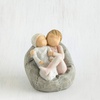 image:imageWillow Tree Our Gift Figure HandPainted Couple Newborn Shelf Decor  HandPainted Resin Figurine Sculpted by Artist Susan Lordi Celebrates Loving Family Relationships Family GroupingNew Dad
