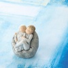 image:imageWillow Tree Our Gift Figure HandPainted Couple Newborn Shelf Decor  HandPainted Resin Figurine Sculpted by Artist Susan Lordi Celebrates Loving Family Relationships Family GroupingFather and Daughter