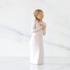 image:imageWillow Tree Quietly Sculpted HandPainted Figure  Cast from a Susan Lordi Original Carving Gift Offering Comfort Peace Support and Inner Strength Includes Enclosure CardHere for You