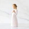 image:imageWillow Tree Quietly Sculpted HandPainted Figure  Cast from a Susan Lordi Original Carving Gift Offering Comfort Peace Support and Inner Strength Includes Enclosure CardHere for You
