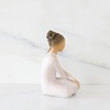 image:imageWillow Tree Quietly Sculpted HandPainted Figure  Cast from a Susan Lordi Original Carving Gift Offering Comfort Peace Support and Inner Strength Includes Enclosure CardSerenity