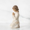 image:imageWillow Tree Quietly Sculpted HandPainted Figure  Cast from a Susan Lordi Original Carving Gift Offering Comfort Peace Support and Inner Strength Includes Enclosure CardPrayer of Peace Lighter Skin
